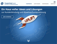 Tablet Screenshot of couponinghouse.de